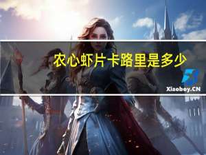 农心 虾片卡路里是多少