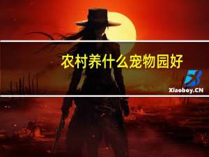 农村养什么宠物园好