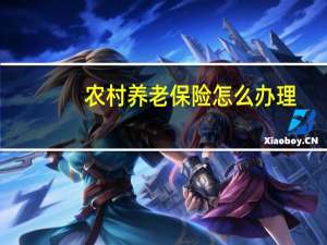 农村养老保险怎么办理