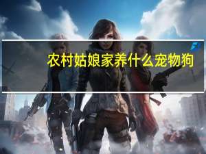 农村姑娘家养什么宠物狗