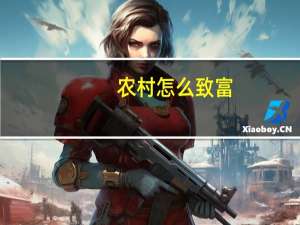 农村怎么致富（怎么致富）