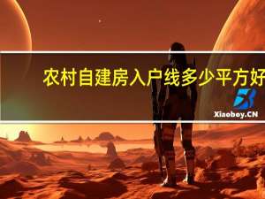 农村自建房入户线多少平方好