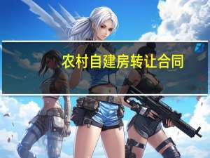 农村自建房转让合同