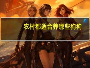 农村都适合养哪些狗狗