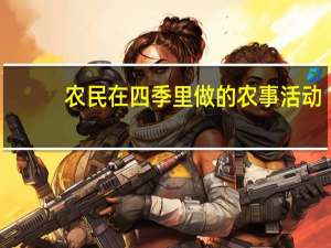 农民在四季里做的农事活动,懂得了什么道理
