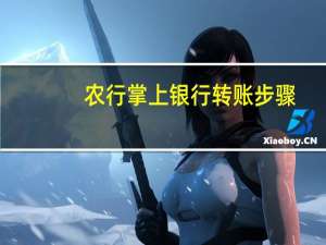 农行掌上银行转账步骤（农行掌上银行转账流程是什么）
