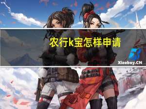 农行k宝怎样申请（农行k宝申请条件是什么）