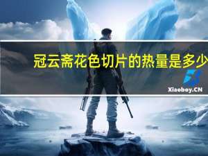 冠云斋花色切片的热量是多少