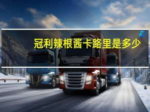 冠利 辣根酱卡路里是多少