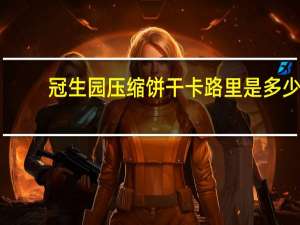 冠生园 压缩饼干卡路里是多少