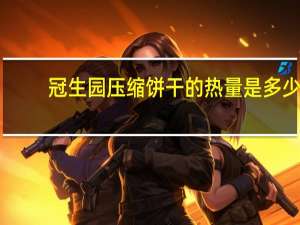 冠生园 压缩饼干的热量是多少