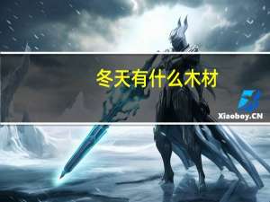 冬天有什么木材