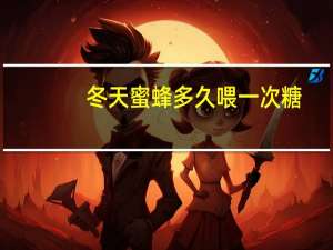 冬天蜜蜂多久喂一次糖