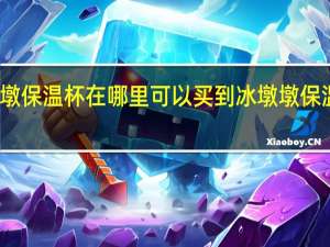 冰墩墩保温杯在哪里可以买到 冰墩墩保温杯怎么买