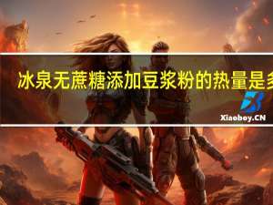 冰泉 无蔗糖添加豆浆粉的热量是多少