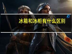 冰箱和冰柜有什么区别