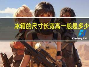 冰箱的尺寸长宽高一般是多少