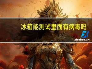 冰箱能测试里面有病毒吗