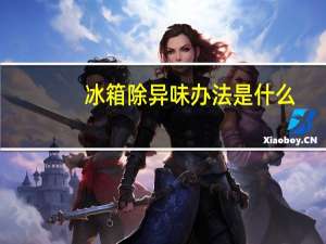 冰箱除异味办法是什么