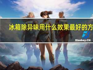 冰箱除异味用什么效果最好的方法
