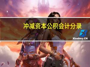 冲减资本公积会计分录