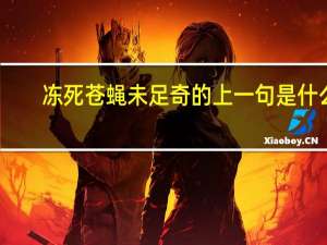冻死苍蝇未足奇的上一句是什么