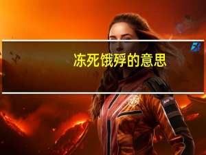 冻死饿殍的意思