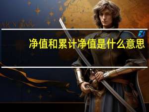 净值和累计净值是什么意思（净值和累计净值的区别是什么）