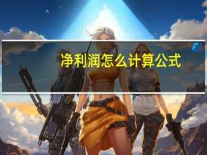 净利润怎么计算公式