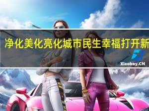 净化美化亮化城市民生幸福打开新画卷