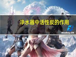 净水器中活性炭的作用（净水活性炭）