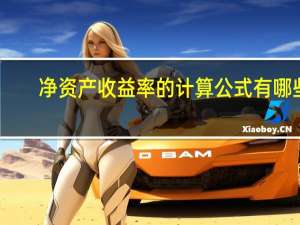 净资产收益率的计算公式有哪些（净资产收益率计算公式是什么）