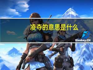 凌夺的意思是什么