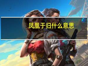 凤凰于归什么意思