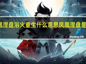 凤凰涅盘浴火重生什么意思 凤凰涅盘是什么意思
