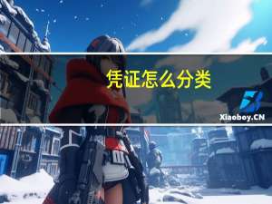凭证怎么分类