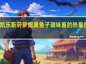 凯乐斯 莳萝烟熏鱼子调味酱的热量是多少