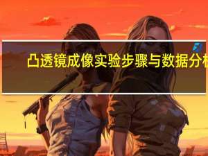 凸透镜成像实验步骤与数据分析（凸透镜成像实验步骤）