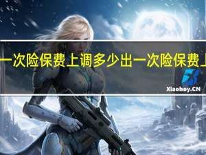 出一次险保费上调多少 出一次险保费上浮多少