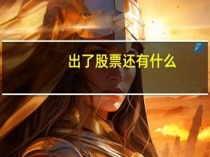 出了股票还有什么
