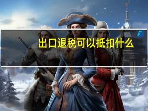 出口退税可以抵扣什么