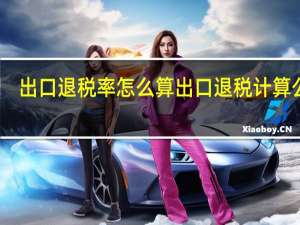 出口退税率怎么算 出口退税计算公式