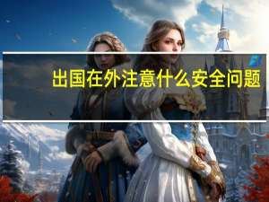 出国在外注意什么安全问题