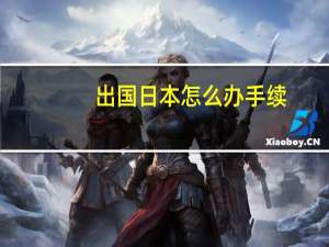 出国日本怎么办手续