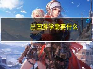 出国游学需要什么