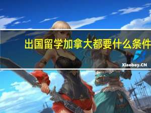 出国留学加拿大都要什么条件