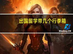 出国留学带几个行李箱
