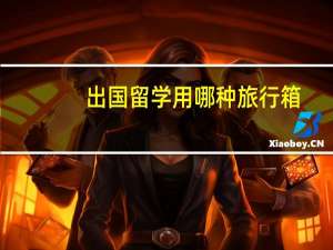 出国留学用哪种旅行箱