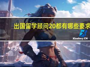 出国留学顾问 都有哪些要求