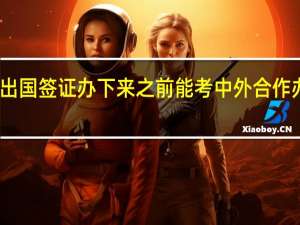 出国签证办下来之前能考中外合作办学吗